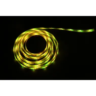 Preview: CASAYA LED-Streifen, 3 m, 12 W, 90 x RGB-LED inkl. Fernbedienung, 997315
