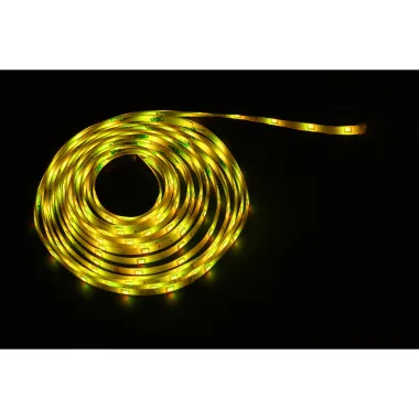 Preview: CASAYA LED-Streifen, 5 m, 20 W, 150 x RGB-LED inkl. Fernbedienung, 997316
