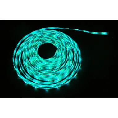 Preview: CASAYA LED-Streifen, 10 m, 24 W, 300 x RGB-LED inkl. Fernbedienung, 997317