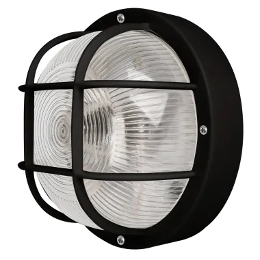 Casaya LED-Außenleuchte Korbi, E27, DxH: 18,5 x 10 cm, rund, schwarz, 997345