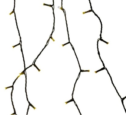 Casaya Lichterkette Basic, 240 LEDs, 18 m, 2700K, IP44, dimmbar, schwarz, 997397