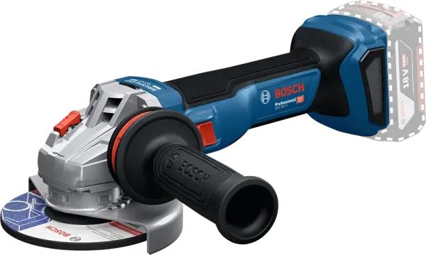 Bosch Professional 18V System Akku-Winkelschleifer GWS 18V-11 inkl. L-BOXX, 06019N4102
