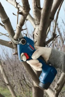 Preview: Bosch Professional 12V System Astschere GGP 12V-25, mit 2x 3,0-Ah-Akku und 1 Ladegerät, 06008D8100