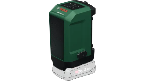 Bosch UniversalSpeaker 18V-, kabelloser Bluetooth-Lautsprecher, 06039G5000