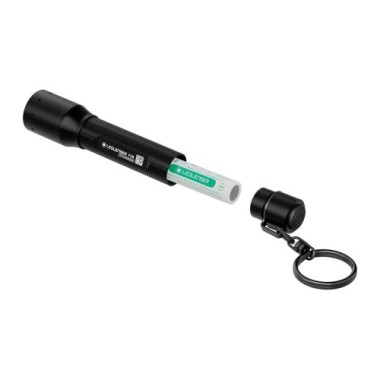 Ledlenser P3R Mini LED Taschenlampe wiederaufladbar, 200 Lumen, 130m Fokus, USB-C, IP54, 8 Stunden Laufzeit, leichte 41g Schlüsselanhänger Kinderleuchte, für Camping, Hundespaziergang P3R 200 lm 503107