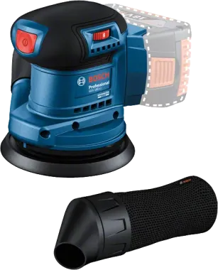 Bosch Professional Exzenterschleifer GEX 185-LI mit Staubsack, 06013A5020