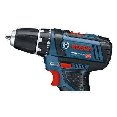 Preview: Bosch Akku-Bohrschrauber GSR 12V-15, 2x 2.0Ah Akkus, Lader, L-Boxx, 060186810P