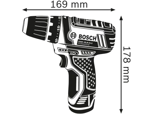 Preview: Bosch Professional Combo Set GSR 12 V-15 + GWS 12 V-76 2x2 Ah Akku in L-BOXX, 0615990N2U