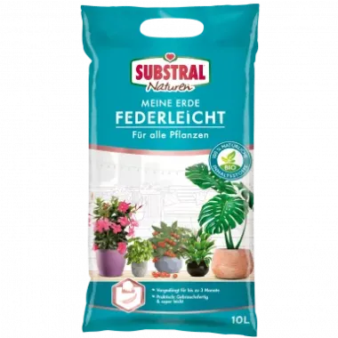 Substral Naturen Meine Erde Federleicht, Bio, für 3 Monate vorgedüngt, 10 Liter, 12140