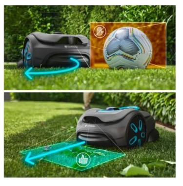 Preview: Gardena smart SILENO Sense 600 m² Mähroboter: Technologie ohne Begrenzungskabel, Mähen mit KI, 19942-20
