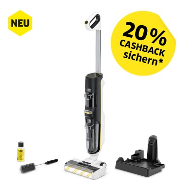 Kärcher Saugwischer FCV 4, kabelloser Saugwischer mit 4 Reinigungsmodi, 1.056-131.0 7