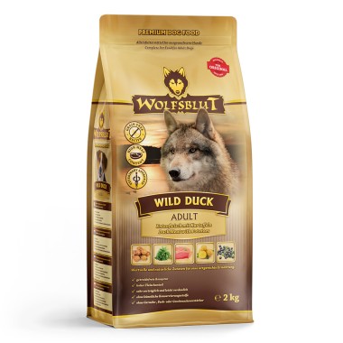 Wolfsblut Wild Duck Adult Hunde Trockenfutter, 2kg, WB761057