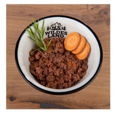 Preview: Wildes Land Nassfutter Pferd mit Süßkartoffel, 400g, WL58213