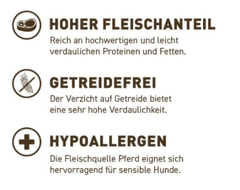 Preview: Wildes Land Nassfutter Pferd mit Süßkartoffel, 400g, WL58213