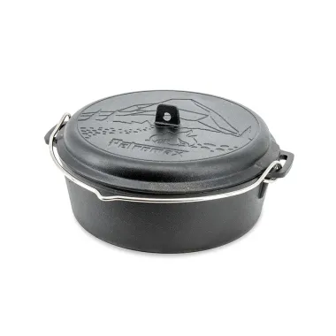 Petromax Dutch Oven Essential Line - Feuertopf mit Deckel, 4.5 Liter,  FT4.5-T-ESSENTIAL