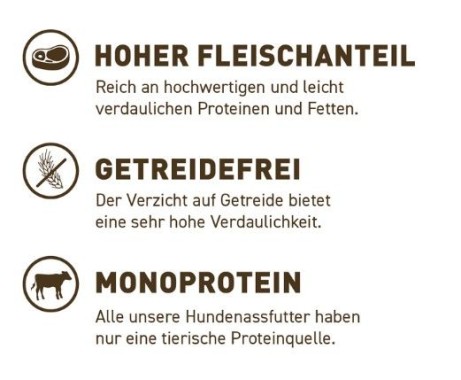 Wildes Land Nassfutter Kalb mit Brokkoli, 400 g, WL511086