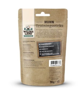 Preview: Wildes Land Trainingssticks Huhn, 70g, WL513257
