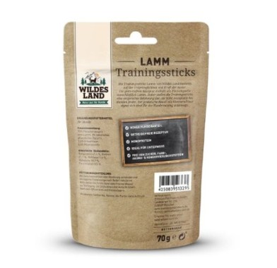 Preview: Wildes Land Trainingssticks Lamm, 70g, WL513295