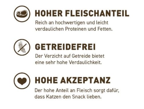 Preview: Wildes Land Fleischsticks Huhn 50g, WL513356