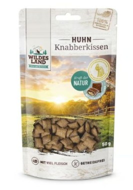 Wildes Land Knabberkissen Huhn, 50g, WL516265