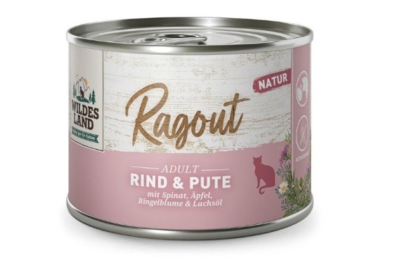 Wildes Land Ragout Rind & Pute mit Spinat, 180 g, WL519532