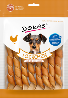 DOKAS - Löckchen mit Hühnerbrust, 120g, 180453