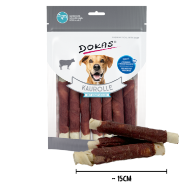 Preview: Dokas Kaurolle mit Rindfleisch, 190 g, 180424