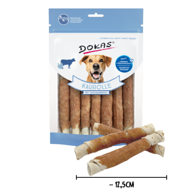 Preview: DOKAS Kaurolle mit Truthahnbrust, 190g, 407003