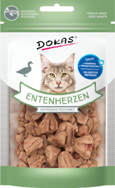 Dokas Cat Entenherzen gefriergetrocknet, 15 g, 478326
