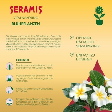 Preview: Seramis Vitalnahrung für Blühpflanzen, 500 ml, 730406