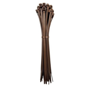 OutdoorFix Kabelbinder 150 x 3,5 mm, 50 Stk, Weidenholz hell, Wetterfest, UV-beständig, 22574