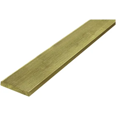 Preview: Holz-Terrassendielen 300cm, Breite 12 cm, Stärke 2 cm, kesseldruckimprägniert, 1 Stk., 887484