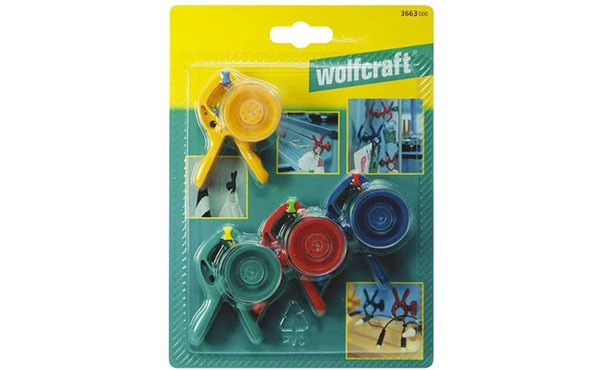 Wolfcraft Federzwingen Microfix S mit Saugnapf 3663000