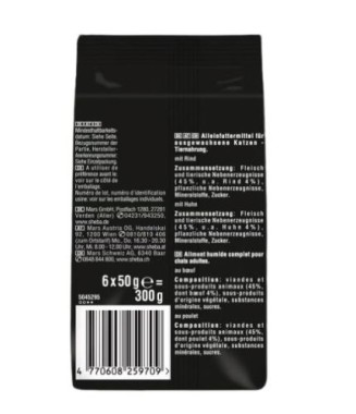 Preview: Sheba Portionsbeutel Multipack Fresh & Fine in Sauce mit Huhn Truthahn und Ente, 6 x 50g, 473083