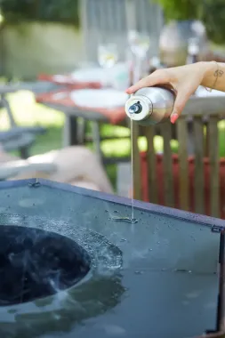 Preview: Barbecook Ölflasche mit Ausgießer, aus Edelstahl, nachfüllbar, 500ml, BC-ACC-7485