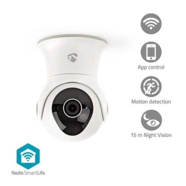 Nedis SmartLife Außenkamera, Full HD, WIF,I IP65, 16GB, 5806267