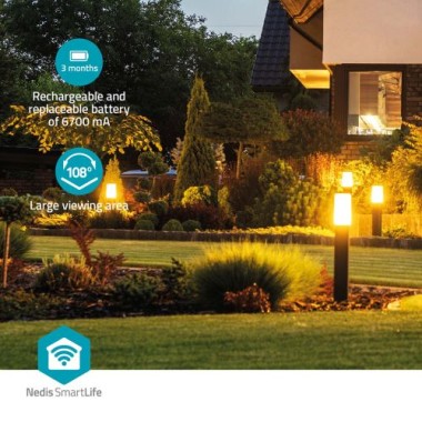 Nedis SmartLife Außenkamera, 355° schwenkbar, IP65, 8085555