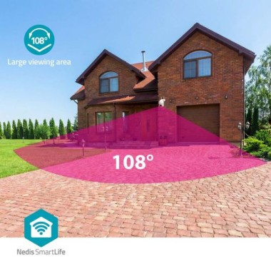 Nedis SmartLife Außenkamera, 355° schwenkbar, IP65, 8085555