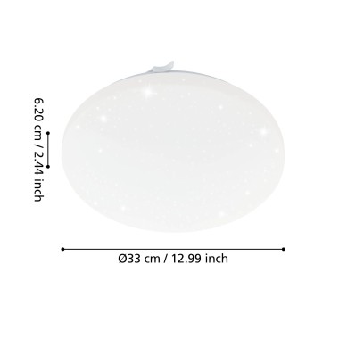 EGLO LED Sternenhimmel Lampe Ø33cm 1600lm 3000K Frania-S, 97878