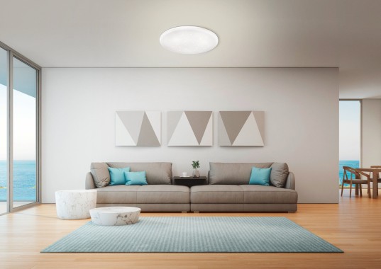 Preview: EGLO LED Sternenhimmel Lampe Ø33cm 1600lm 3000K Frania-S, 97878