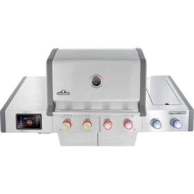 Preview: Napolein Gasgrill Prestige PRO 500 Edelstahl, inkl. Drehspieß, 4 Nrenner, PRO500VXRSIBPSS-DE