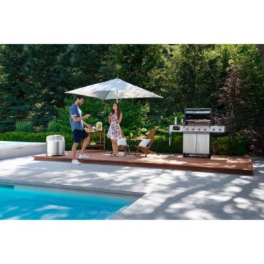 Napolein Gasgrill Prestige PRO 500 Edelstahl, inkl. Drehspieß, 4 Nrenner, PRO500VXRSIBPSS-DE