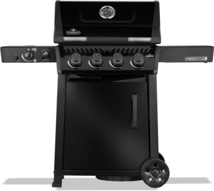 Napoleon Gasgrill Freestyle PRO 425, 4 Hauptbrenner, SIZZLE ZONE und Tür, schwarz, FP425DSIBPK-1-DE
