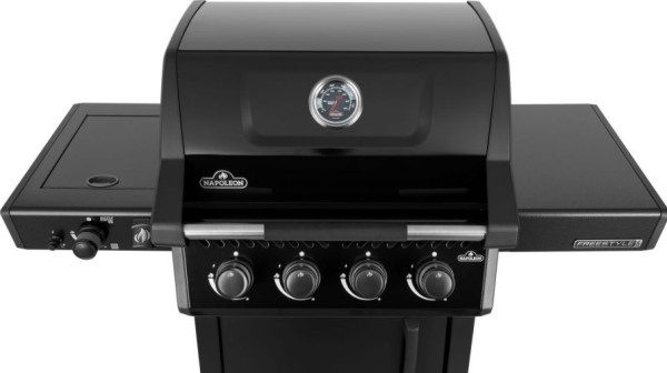 Preview: Napoleon Gasgrill Freestyle PRO 425, 4 Hauptbrenner, SIZZLE ZONE und Tür, schwarz, FP425DSIBPK-1-DE