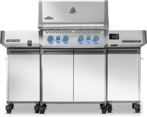 Napoleon Prestige Untergrillschrank 2er Set, edelstahl, 68003