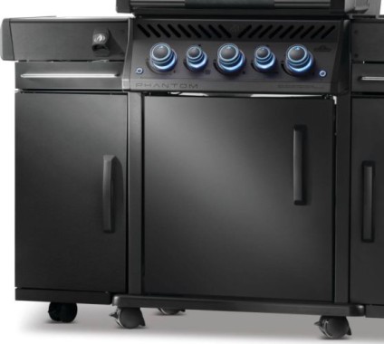 Napoleon Rogue PRO-S Untergrill, Seitenschranke, mattschwarz, 68006