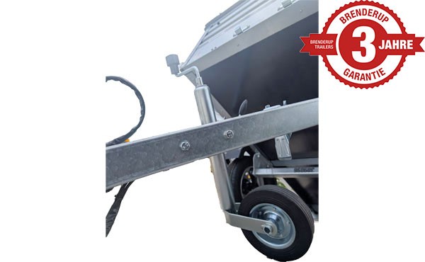 Preview: PKW-Anhänger 1205SXLUB750 Set hohe Bordwände, Deckel schwarz  39020