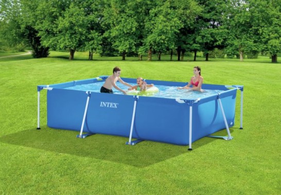 Preview: Intex Rectangular Frame Pool, Blau, 300 x 200 x 75 cm, 128272NP