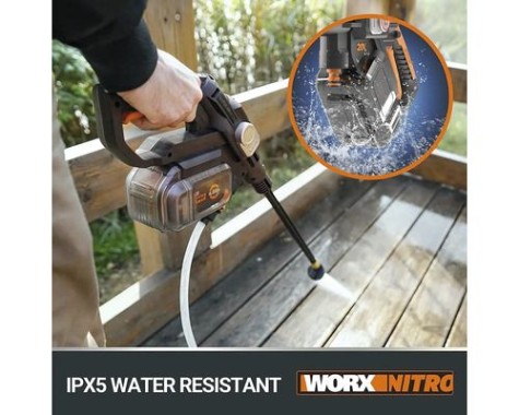 WORX Akku-Hochdruckreiniger Hydroshot, 20V - 56 Bar Max. Druck, WG633E.9
