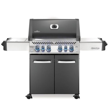 Gasgrill Napoleon Prestige 500, grau, SizzleZone + Heckbrenner, P500RSIBPCH-3
